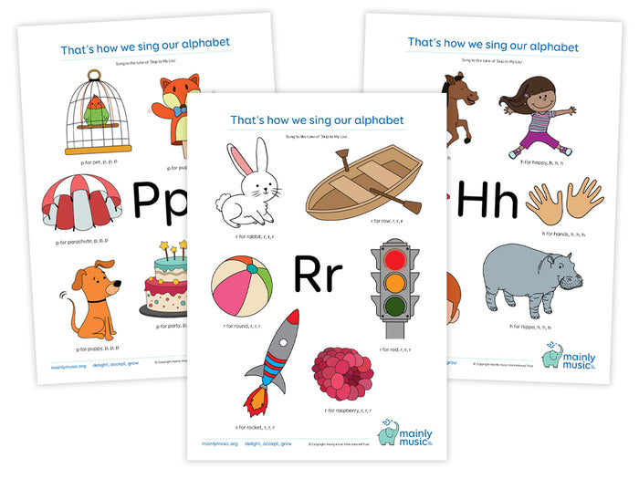 Our Alphabet - printable sheet