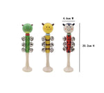 Wooden Bells - Bee, Frog and Ladybug