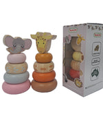 Safari Animal Stacking Toys