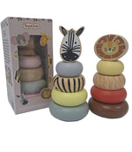 Safari Animal Stacking Toys